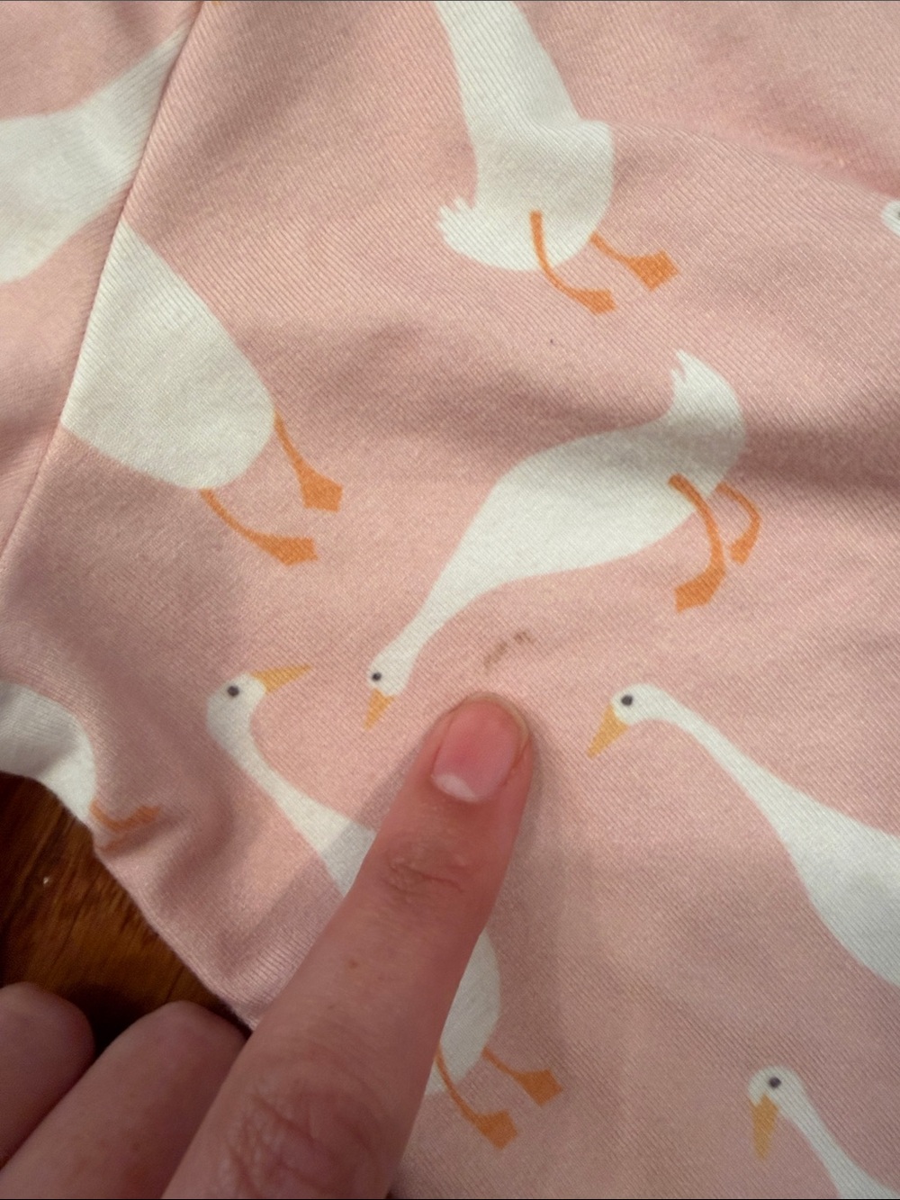 Women’s Pink Duck-Print Wrap Robe - Picture 4 of 4